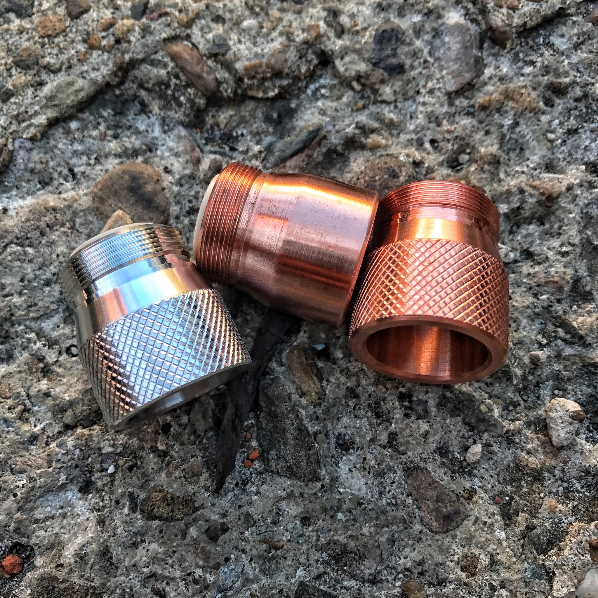 Button Housings - Platinum Hiram