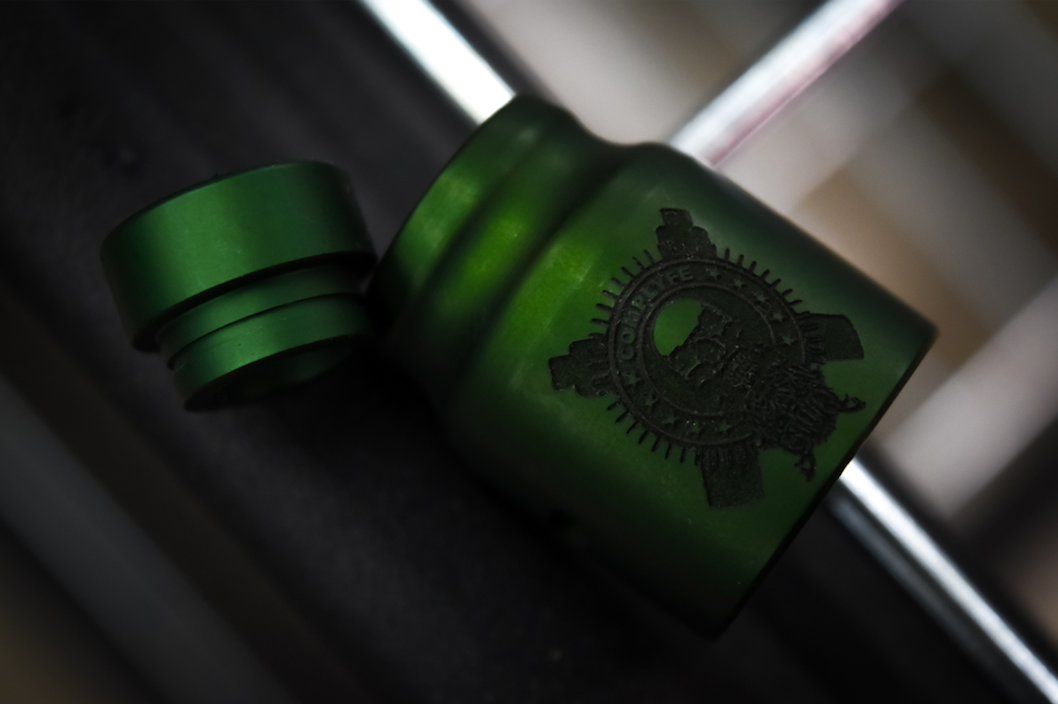 ANODIZED TIP<br><I>wide bore design</I>