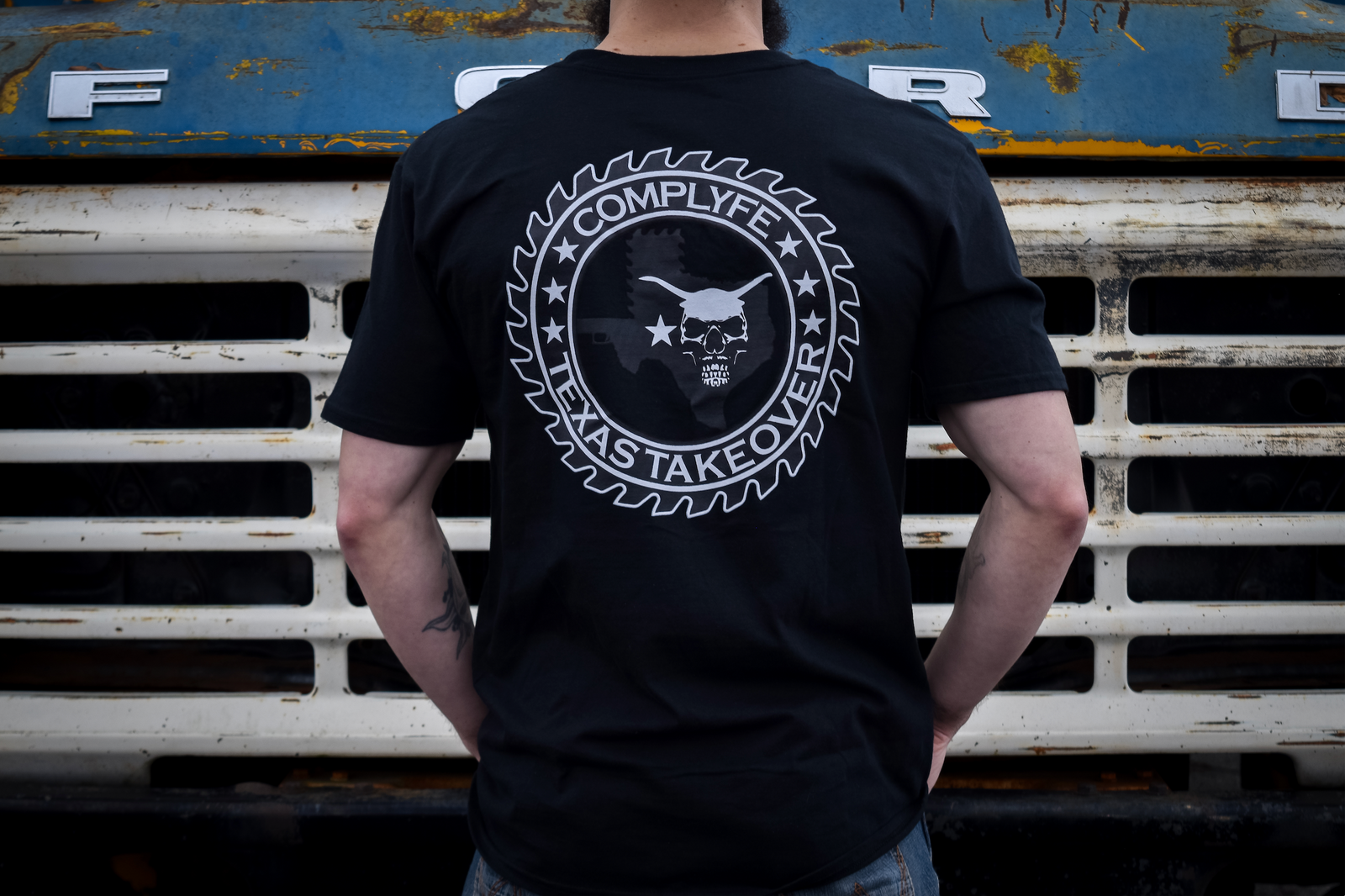 TEXAS TAKEOVER TEE<br><I>blow big or go home</I>