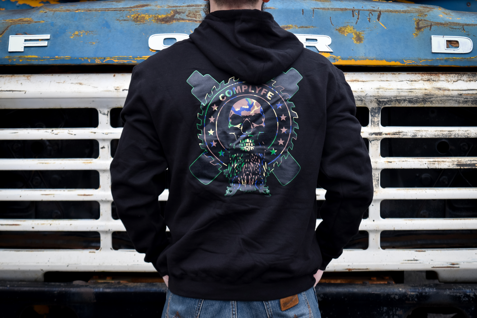 SAWBLADE HOODIE <br><I>our og design</I>