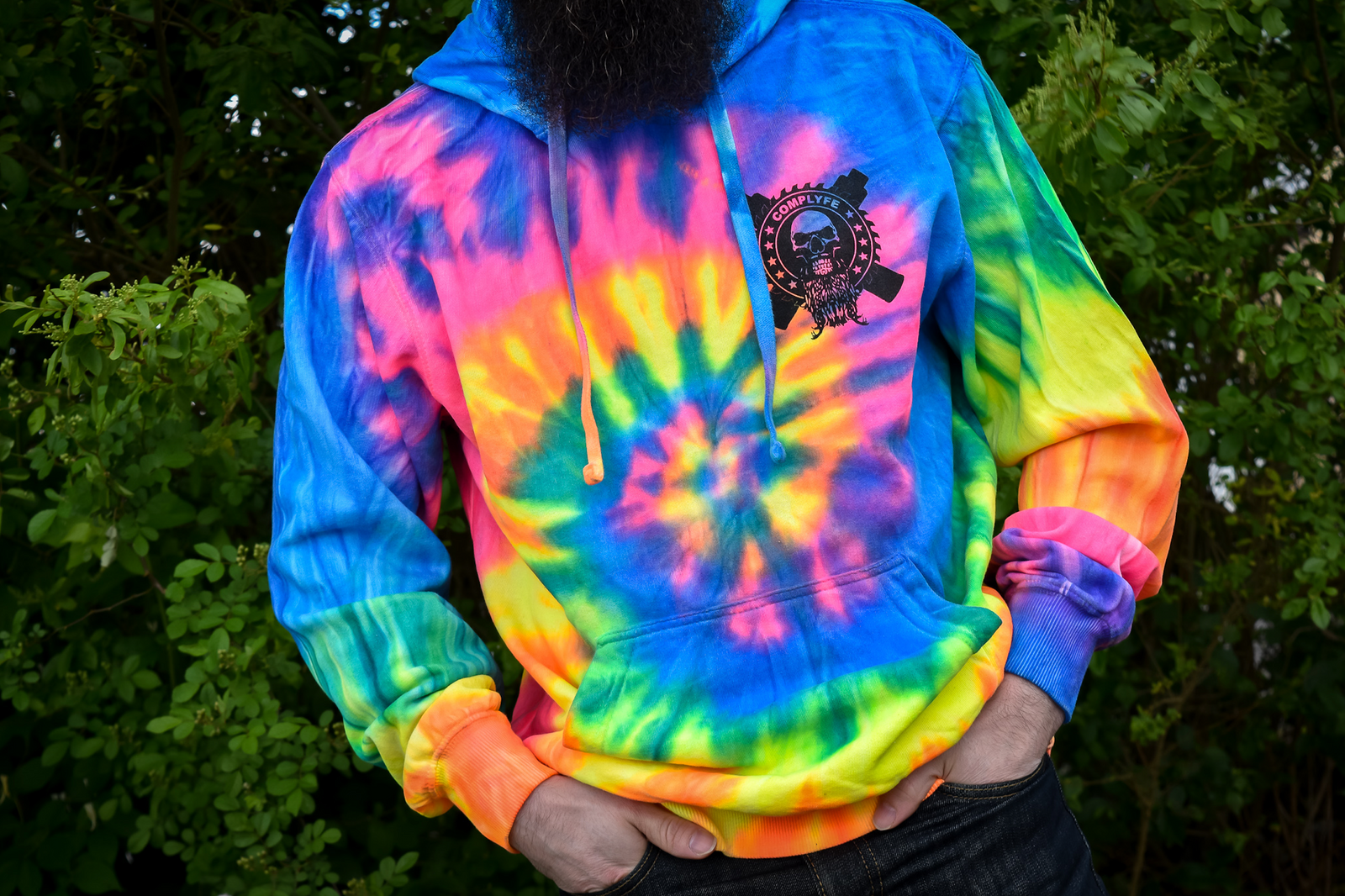 TYE DYE HOODIE<br><I>small, medium & XL available</I>
