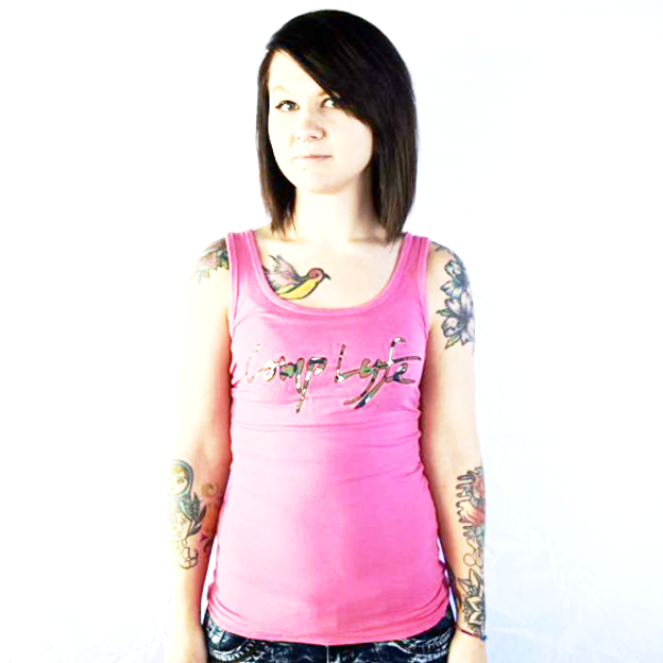 SAWBLADE CAMO TANK<br><I>available in pink or black</I>